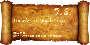 Turbéki Sudárka névjegykártya